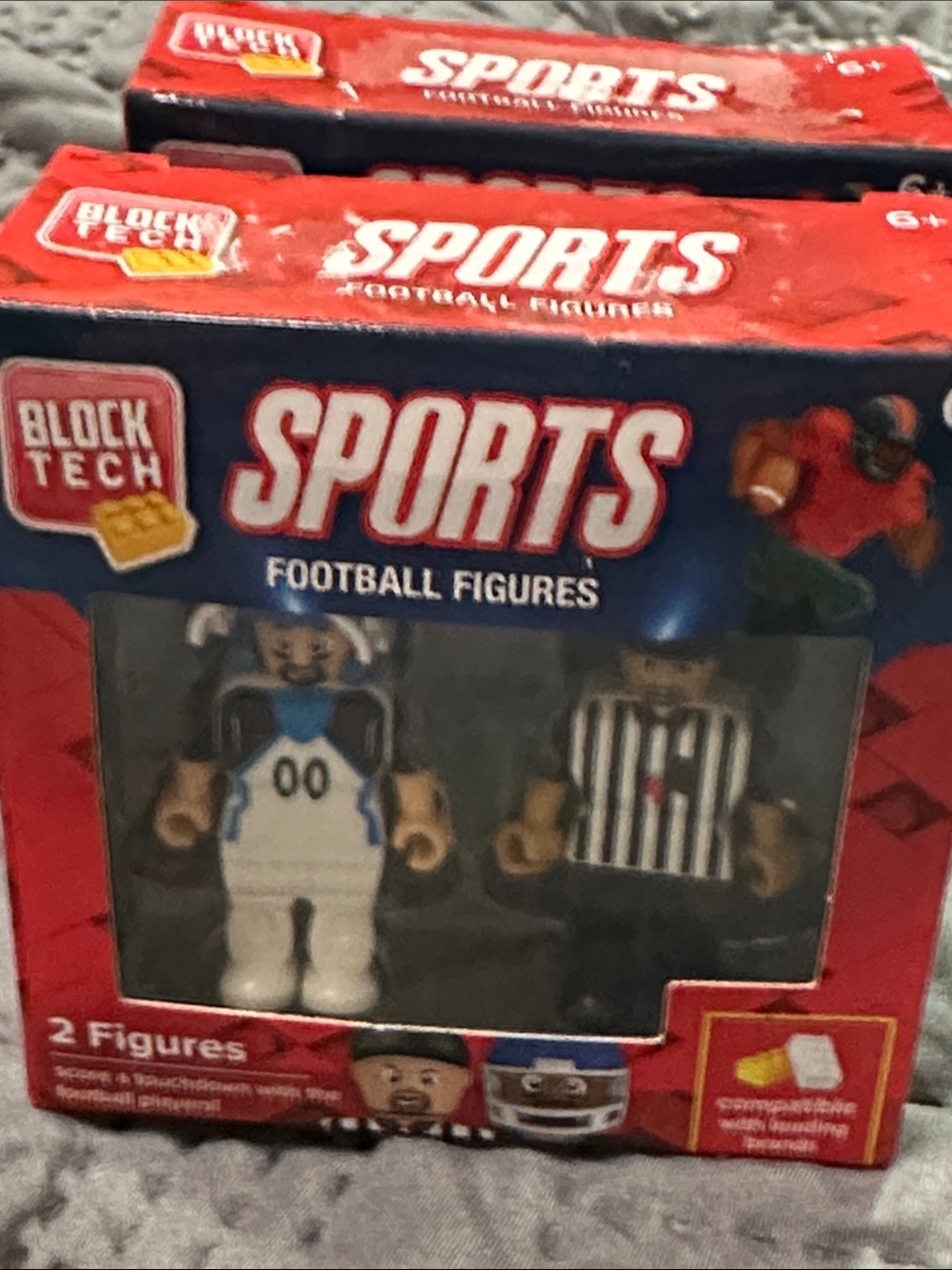 Sports Football Figures - Block Tech - Toys For Ages 6+ - 2 Boxes Sealed
